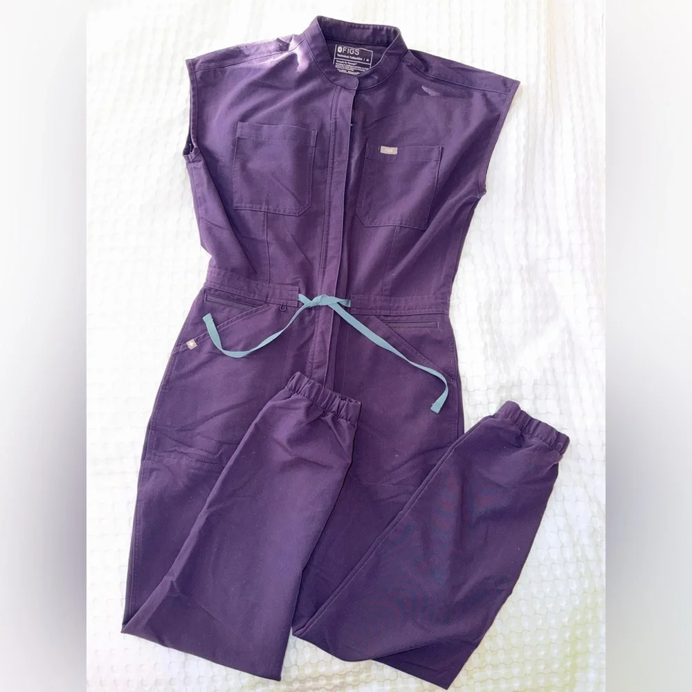 Figs Rafaela Cargo ScrubJumpsuit - Picture 1 of 1